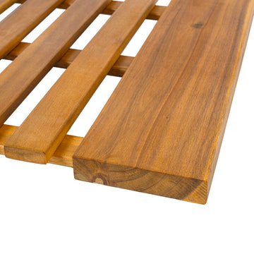 Paige Modern Classic Acacia Wood Slat Mat